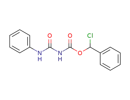 Molecular Structure of 61351-43-7 (Carbamic acid, [(phenylamino)carbonyl]-, chlorophenylmethyl ester)
