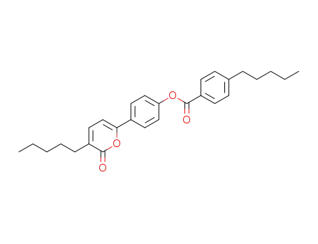 Molecular Structure of 74316-63-5 (Benzoic acid, 4-pentyl-, 4-(2-oxo-3-pentyl-2H-pyran-6-yl)phenyl ester)