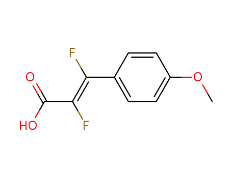 2-Propenoic acid, 2,3-difluoro-3-(4-methoxyphenyl)-, (E)-