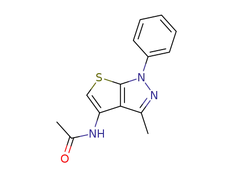 <i>N</i>-(3-methyl-1-phenyl-1<i>H</i>-thieno[2,3-<i>c</i>]pyrazol-4-yl)-acetamide