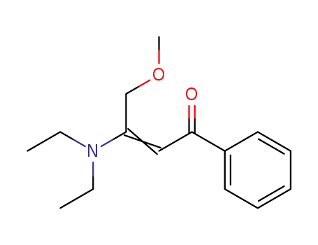 1-Methoxy-2-diaethylamino-4-phenyl-2-buten-4-on