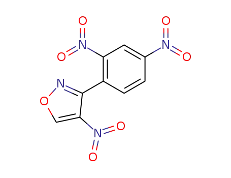 Molecular Structure of 34614-63-6 (3-(2,4-dinitro-phenyl)-4-nitro-isoxazole)