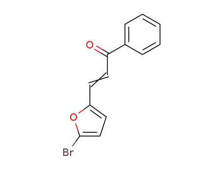 Molecular Structure of 61833-86-1 (2-Propen-1-one, 3-(5-bromo-2-furanyl)-1-phenyl-)