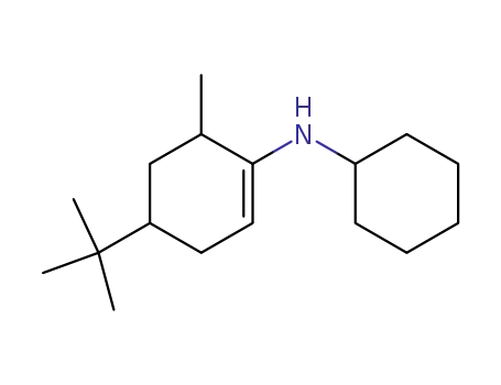 N-Cyclohexyl-N-(2-methyl-4-tert-butyl-1-cyclohexen-1-yl)-amin