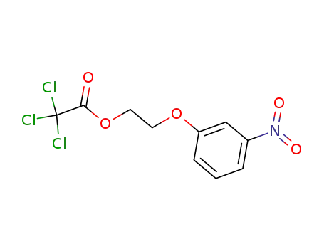 β-m-Nitro-phenoxy-ethyl-trichloracetat