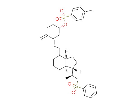 Toluene-4-sulfonic acid (S)-3-[2-[(1R,3aS,7aR)-1-((S)-2-benzenesulfonyl-1-methyl-ethyl)-7a-methyl-octahydro-inden-(4E)-ylidene]-eth-(E)-ylidene]-4-methylene-cyclohexyl ester
