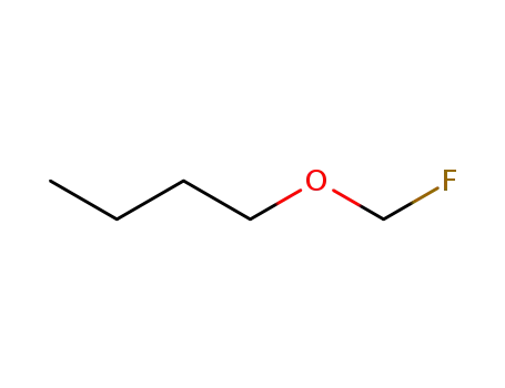 Molecular Structure of 592-83-6 (Butane, 1-(fluoromethoxy)-)