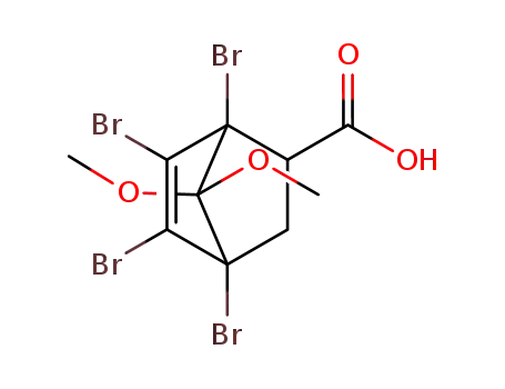 1,4,5,6-tetrabromo-7,7-dimethoxybicyclo<2.2.1>hept-5-ene-2-carboxylic acid