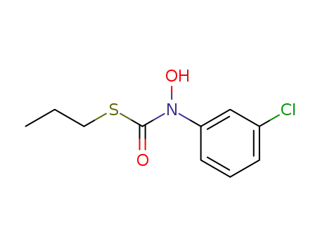 (3-chloro-phenyl)-hydroxy-thiocarbamic acid <i>S</i>-propyl ester