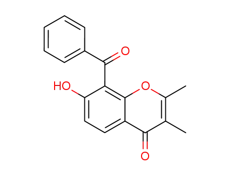 8-benzoyl-7-hydroxy-2,3-dimethyl-chromen-4-one