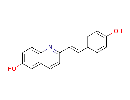 2-(4-hydroxy-<i>trans</i>-styryl)-quinolin-6-ol
