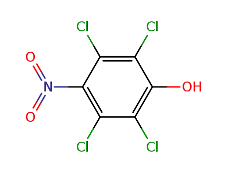 Molecular Structure of 4824-72-0 (4-NITRO-2,3,5,6-TETRACHLOROPHENOL)