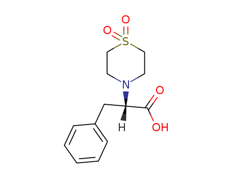 2-(1,1-Dioxo-1lambda~6~,4-thiazinan-4-yl)-3-phenylpropanoic acid