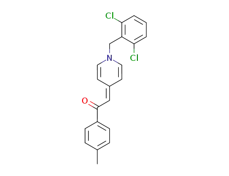 2-[1-(2,6-dichloro-benzyl)-1<i>H</i>-[4]pyridylidene]-1-<i>p</i>-tolyl-ethanone