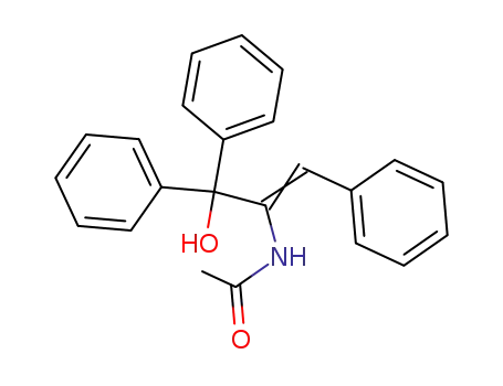 <i>N</i>-[1-(α-hydroxy-benzhydryl)-2-phenyl-vinyl]-acetamide