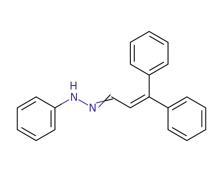 Molecular Structure of 17255-81-1 (3,3-diphenyl-acrylaldehyde phenylhydrazone)