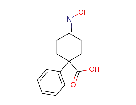 4-(Hydroxyimino)-1-phenylcyclohexanecarboxylic acid