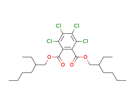Molecular Structure of 34832-88-7 (3,4,5,6-Tetrachlorophthalic acid bis(2-ethylhexyl) ester)