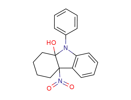 4b-nitro-9-phenyl-4b,5,6,7,8,9-hexahydro-carbazol-8a-ol