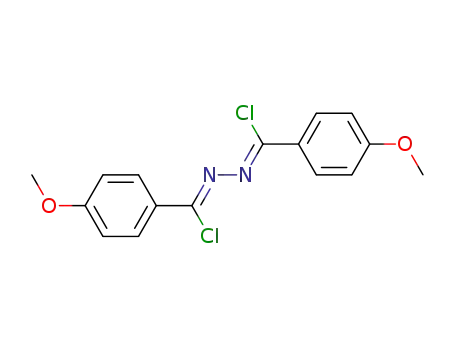 Molecular Structure of 116377-00-5 (bis-(α-chloro-4-methoxy-benzylidene)-hydrazine)