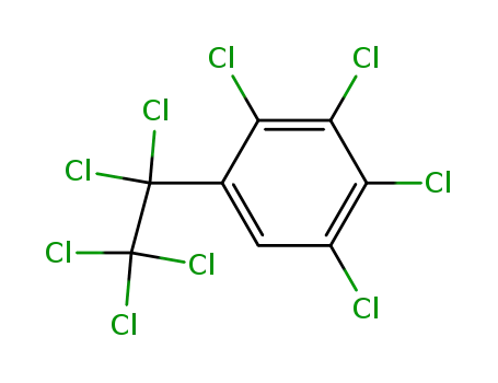 1,2,3,4-tetrachloro-5-pentachloroethyl-benzene