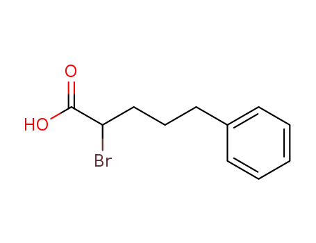 Molecular Structure of 84299-75-2 (BENZENEPENTANOIC ACID,A-BROMO-)