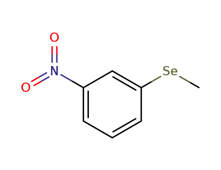 Molecular Structure of 54864-38-9 (Benzene, 1-(methylseleno)-3-nitro-)