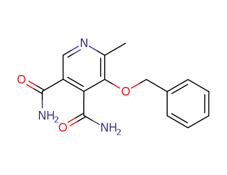 5-benzyloxy-6-methyl-pyridine-3,4-dicarboxylic acid diamide