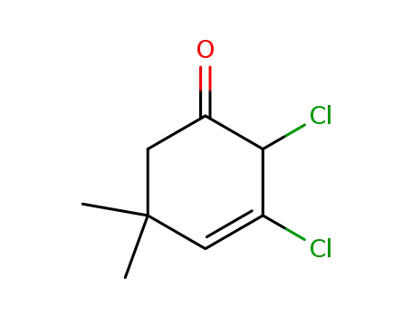 Molecular Structure of 861617-71-2 (2,3-dichloro-5,5-dimethyl-cyclohex-3-enone)