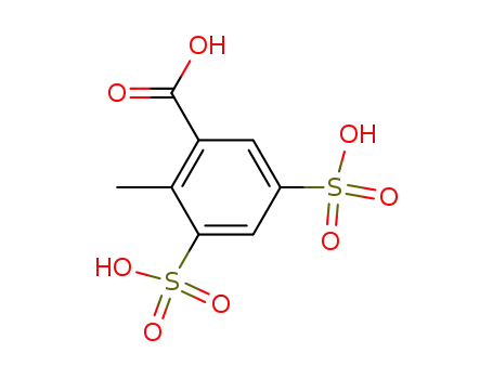 Molecular Structure of 216451-88-6 (2-methyl-3,5-disulfo-benzoic acid)