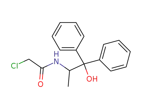 chloro-acetic acid-(2-hydroxy-1-methyl-2,2-diphenyl-ethylamide)