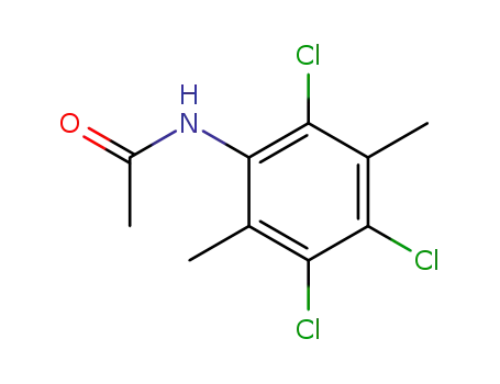Molecular Structure of 873979-22-7 (acetic acid-(2,4,5-trichloro-3,6-dimethyl-anilide))