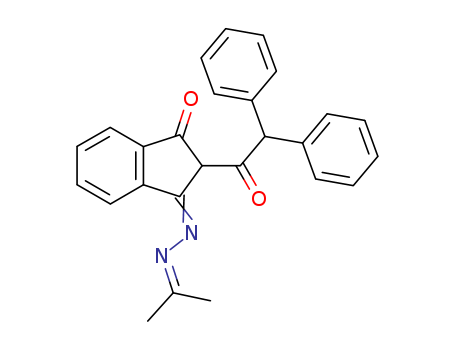 1H-Indene-1,3(2H)-dione,2-(2,2-diphenylacetyl)-, 1-[2-(1-methylethylidene)hydrazone] cas  6287-79-2