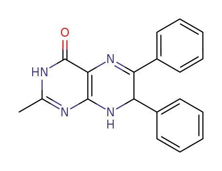 2-methyl-6,7-diphenyl-7,8-dihydro-3<i>H</i>-pteridin-4-one