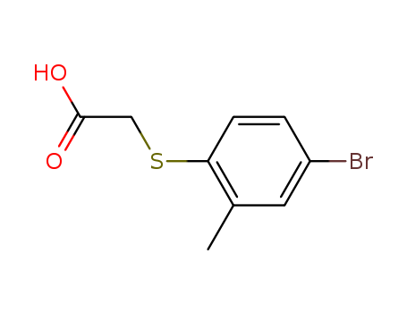 (4-BROMO-2-METHYL-PHENYLSULFANYL)-ACETIC ACID