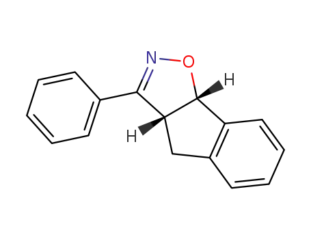 Molecular Structure of 20087-23-4 (3-phenyl-4,8b-dihydro-3aH-indeno[2,1-d]isoxazole)