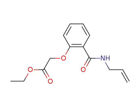 Molecular Structure of 107522-04-3 ((2-allylcarbamoyl-phenoxy)-acetic acid ethyl ester)