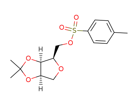 Molecular Structure of 30002-85-8 (2,5-anhydro-3,4-O-(1-methylethylidene)-1-O-[(4-methylphenyl)sulfonyl]pentitol)