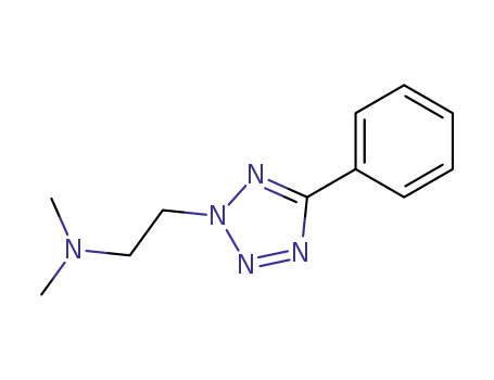 Molecular Structure of 114492-73-8 (dimethyl-[2-(5-phenyl-tetrazol-2-yl)-ethyl]-amine)