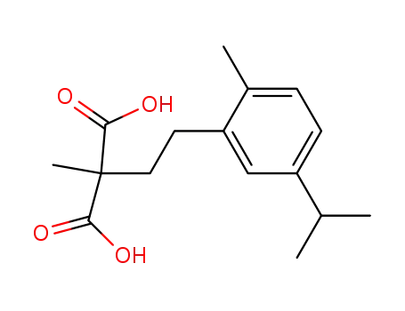 (5-isopropyl-2-methyl-phenethyl)-methyl-malonic acid