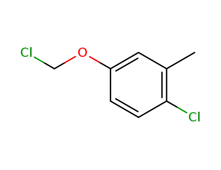 Molecular Structure of 855950-68-4 (chloromethyl-(4-chloro-3-methyl-phenyl)-ether)