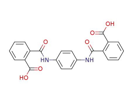 Molecular Structure of 7084-12-0 (<i>N</i>,<i>N</i>'-<i>p</i>-phenylene-bis-phthalamic acid)