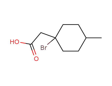 (1-bromo-4-methyl-cyclohexyl)-acetic acid
