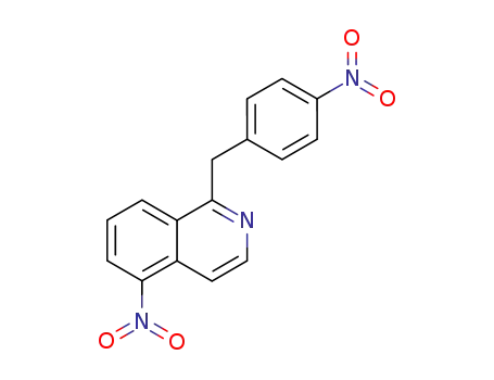Molecular Structure of 101727-82-6 (5-nitro-1-(4-nitro-benzyl)-isoquinoline)