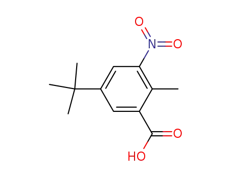 5-<i>tert</i>-butyl-2-methyl-3-nitro-benzoic acid