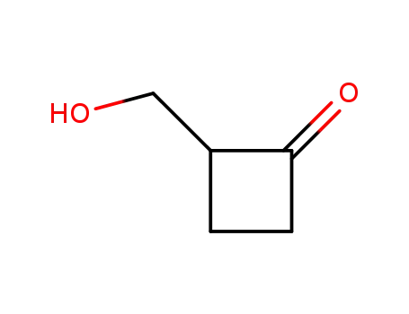 Molecular Structure of 23107-52-0 (2-(hydroxymethyl)cyclobutan-1-one)