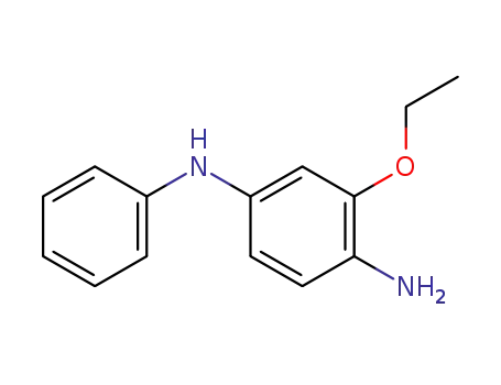 Molecular Structure of 109690-33-7 (2-ethoxy-<i>N</i><sup>4</sup>-phenyl-<i>p</i>-phenylenediamine)
