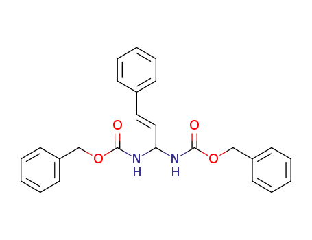 3.3-bis-benzyloxycarbonylamino-1<i>t</i>-phenyl-propene-<sup>(1)</sup>