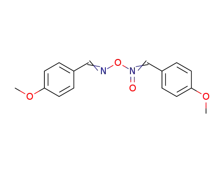 Molecular Structure of 40979-06-4 (bis-(4-methoxy-benzylidene)-diazoxane-<i>N</i>-oxide)