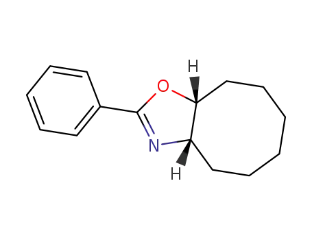 (+/-)-2-phenyl-(3a<i>r</i>,9a<i>c</i>)-3a,4,5,6,7,8,9,9a-octahydro-cyclooctoxazole